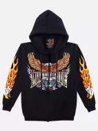 H-090-4174F (Hoody with ZIP, Rock Eagle)