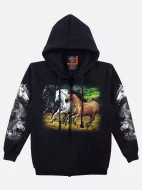 H-165-4468-F (Hoody with ZIP, Rock Eagle)