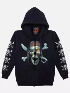 H-195-GW228-F (Hoody with ZIP, Rock Eagle)