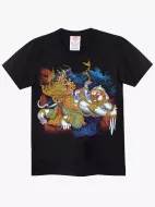 TH.3-015 (Thai Arts, Rock Eagle)  T-shirt