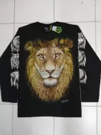 Rock Chang longsleeve LS GR №691 лонгслив,лев,животные