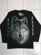 Rock Chang longsleeve LS GR №273 лонгслив,волк,животные