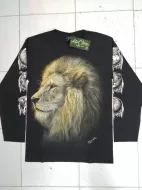 Rock Chang longsleeve LS GR №618 лонгслив,лев, животные