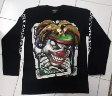 Rock Chang longsleeve LS GR №749 лонгслив,клоун,джокер