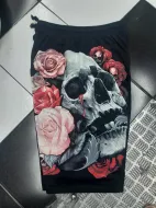 Rock Eagle Shorts GW 107 skull, rose (шорты,череп,цветы)