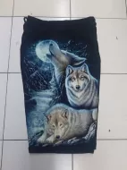 Rock Eagle Shorts GW 249 Three wolves (шорты, волк,животные)