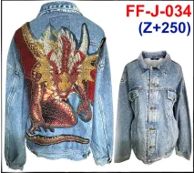 FF-J-034  Rock Angel Jacket Jean
