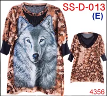 Rock Eagle dress  SS-D- 013 (E) 4356 (Платье, туника,животные)