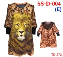 Rock Eagle dress SS-D- 004 (E) TD- 272 (Платье, туника,лев)