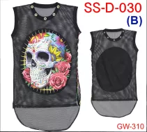 Rock Eagle dress  SS-D- 030 (B) GW-310 (Платье, туника,черепа)