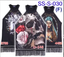 Rock Eagle dress SS-S- 030 (F) D- 148 (Платье, туника,черепа)
