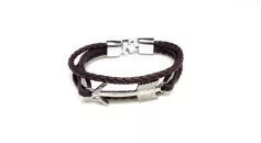 БР 028 (БРАСЛЕТ,35 tb, КОЖ,Wanchai )