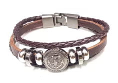 БР 071 (БРАСЛЕТ,35 tb, КОЖ,Wanchai )