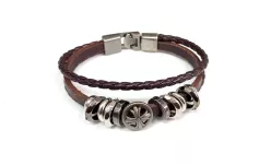 БР 076 (БРАСЛЕТ,35 tb, КОЖ,Wanchai )