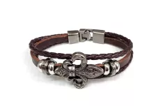 БР 086 (БРАСЛЕТ,35 tb, КОЖ,Wanchai )