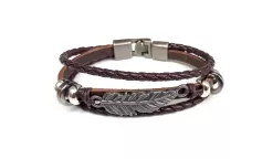 БР 094 (БРАСЛЕТ,35 tb, КОЖ,Wanchai )