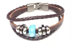 БР 186 (БРАСЛЕТ, 35 tb, КОЖ,Wanchai )