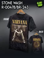 CABALLO STONE WASH R-00478 BR- 243 NIRVANA (t-shirt) Группы