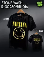 CABALLO STONE WASH R-00280 -BR - 016  NIRVANA (t-shirt)