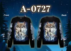 Caballo longsleeve  A- 0727 (Лонгслив, волк)