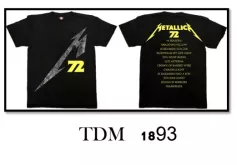 METALLICA TDM 1893 HOT ROCK T- SHIRTS