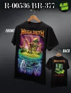 R - 00536 - BR - 377 MEGADEATH T-shirts,ROCK&TEES, Caballo