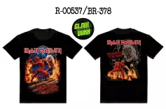 R - 00537 - BR - 378 IRON MAIDEN T-shirts,ROCK&TEES, Caballo
