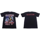 LED ZEPPELIN TDM 1495 HOT ROCK T- SHIRTS