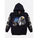 H-138-4401-F (Hoody with ZIP, Rock Eagle)
