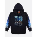 H-151-4421-F (Hoody with ZIP, Rock Eagle)