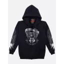 H-154-4439-F (Hoody with ZIP, Rock Eagle)