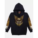 H-162-4454-F (Hoody with ZIP, Rock Eagle)