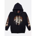 H-176-4492-F (Hoody with ZIP, Rock Eagle)