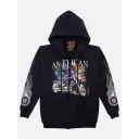 H-181-3D18-F (Hoody with ZIP, Rock Eagle)