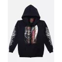 H-183-4508-F (Hoody with ZIP, Rock Eagle)