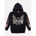 H-188-4538-F (Hoody with ZIP, Rock Eagle)