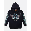 H-191-GW204-F (Hoody with ZIP, Rock Eagle)