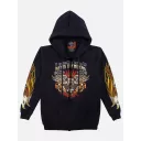H-194-4544-F (Hoody with ZIP, Rock Eagle)