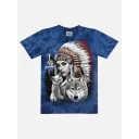TD 377 (Indian,Rock Eagle, T-Shirts)