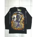Rock Chang longsleeve LS GR №797 лонгслив, череп,карты