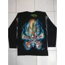Rock Chang longsleeve LS GR №808 лонгслив,череп,панк, гитара