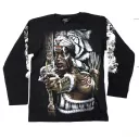 Rock Chang longsleeve LS GR №712  лонгслив,индейцы,тигр