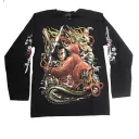 Rock Chang longsleeve LS GR №715 лонгслив,самурай,дракон