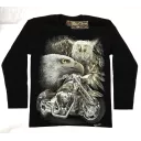 Rock Chang longsleeve LS HD №26 лонгслив,орёл,мотоцикл