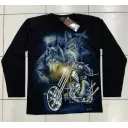 Rock Chang longsleeve LS HD №88 лонгслив,волки,байкер