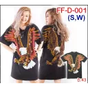 Rock Eagle dress FF- D- 001 (S,W) D.43 (Платье, туника,животные)