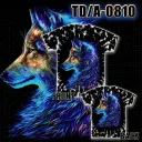 TD-A - 0810  (ANIMAL, Волк , футбокла Caballo)