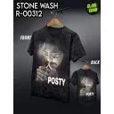 CABALLO STONE WASH R-00312 POST MALONE (t-shirt) Группы