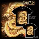 CABALLO F- 0182 (t-shirt) Дракон