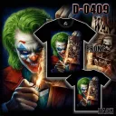 D- 0409 JOKER  CABALLO T-Shirts, Darck Fantacy
